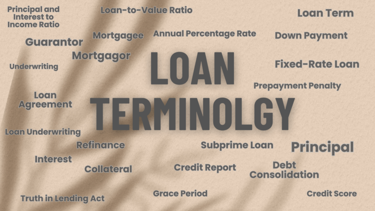 Loan Terminology